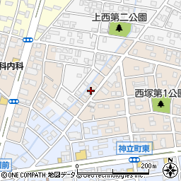 静岡県浜松市中央区西塚町316周辺の地図