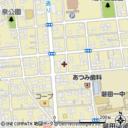 静岡県磐田市国府台26-3周辺の地図