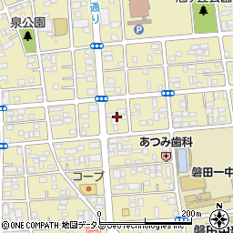 静岡県磐田市国府台26周辺の地図