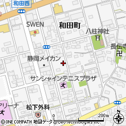 静岡県浜松市中央区和田町519周辺の地図
