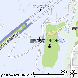兵庫県神戸市北区山田町藍那田代周辺の地図