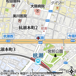 尼崎信用金庫杭瀬支店周辺の地図