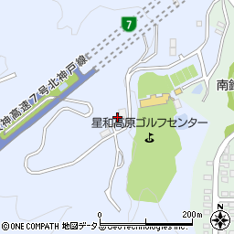 兵庫県神戸市北区山田町藍那（田代）周辺の地図
