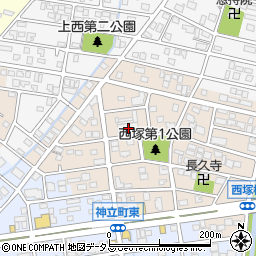 静岡県浜松市中央区西塚町319周辺の地図