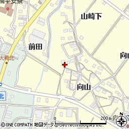 愛知県豊橋市船渡町向山94周辺の地図