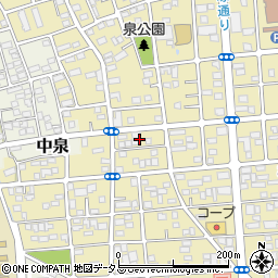 静岡県磐田市国府台90周辺の地図