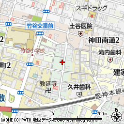 兵庫県尼崎市西本町8丁目385周辺の地図