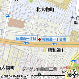 丸亀製麺 尼崎大物店周辺の地図