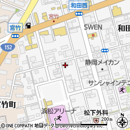 静岡県浜松市中央区和田町855周辺の地図
