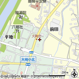 愛知県豊橋市大崎町東里中41周辺の地図