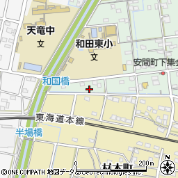 静岡県浜松市中央区安間町674周辺の地図