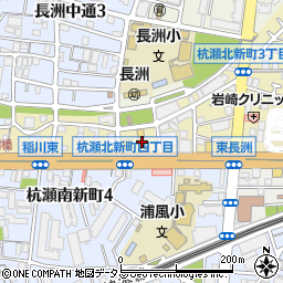 神戸トヨペット杭瀬店周辺の地図