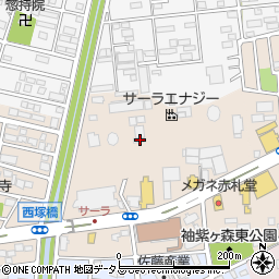 静岡県浜松市中央区西塚町132周辺の地図