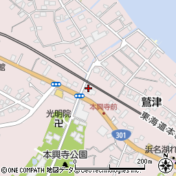 静岡県湖西市鷲津391-1周辺の地図