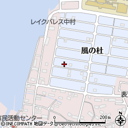 静岡県湖西市風の杜23-7周辺の地図