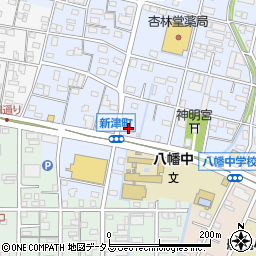 遠鉄石油株式会社　柳通り新津ＳＳ周辺の地図
