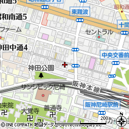 ＭＩＮＴｅｓ尼崎中央商店街店周辺の地図