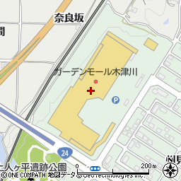 京都銀行ガーデンモール木津川 ＡＴＭ周辺の地図