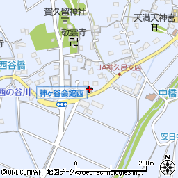 浜松神久呂郵便局周辺の地図