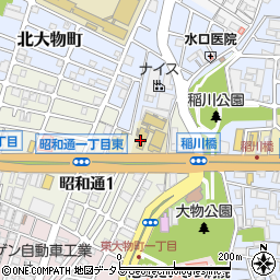 学校法人濱名学院関西保育福祉専門学校周辺の地図