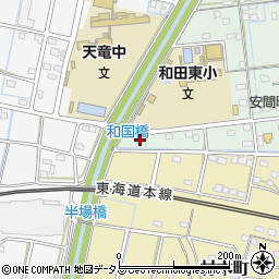 静岡県浜松市中央区安間町683周辺の地図