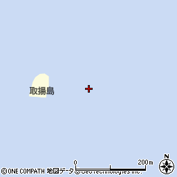 取揚島周辺の地図
