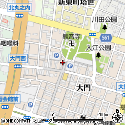 甘味処鎌倉 津観音店周辺の地図