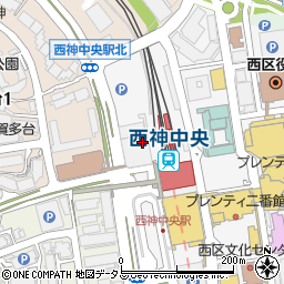 久保田学園西神中央教室周辺の地図