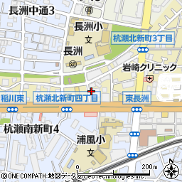 株式会社朝日オートセンター　杭瀬本店・営業周辺の地図
