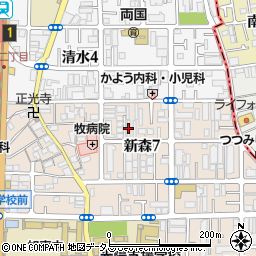 東田マンション周辺の地図