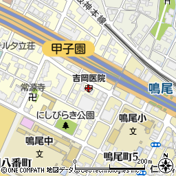 阪神進学アカデミー　甲子園校周辺の地図