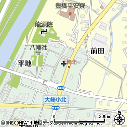 愛知県豊橋市大崎町東里中35周辺の地図