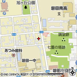 静岡県磐田市国府台38周辺の地図