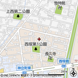 静岡県浜松市中央区西塚町321周辺の地図