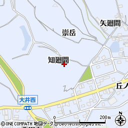 愛知県南知多町（知多郡）大井（知廻間）周辺の地図