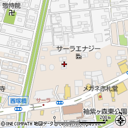 静岡県浜松市中央区西塚町142周辺の地図