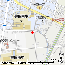 静岡県磐田市宮之一色1011-2周辺の地図