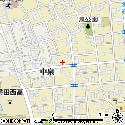 静岡県磐田市国府台559周辺の地図