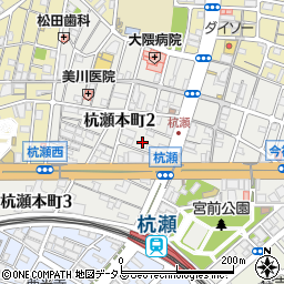 兵庫県尼崎市杭瀬本町周辺の地図