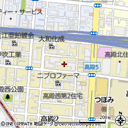 桜葉　書道教室周辺の地図