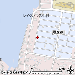 静岡県湖西市風の杜23-1周辺の地図