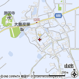 三重県伊賀市山出861周辺の地図