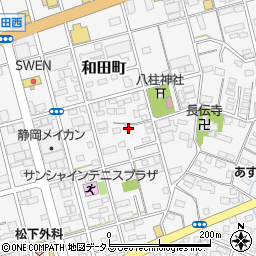静岡県浜松市中央区和田町550周辺の地図