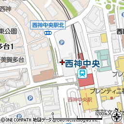 三井住友銀行西神中央支店周辺の地図