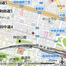 鳥良商店 尼崎中央商店街店周辺の地図