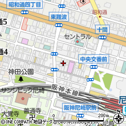 榮華亭 ええかてい 阪神尼崎店周辺の地図