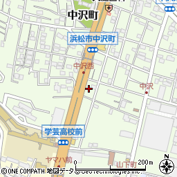 静岡県浜松市中央区中沢町26周辺の地図