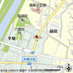 愛知県豊橋市大崎町東里中37周辺の地図