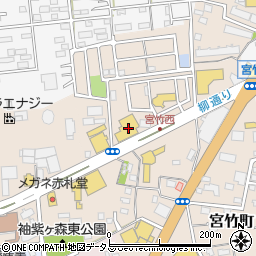 静岡県浜松市中央区宮竹町636周辺の地図