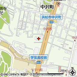 静岡県浜松市中央区中沢町27周辺の地図